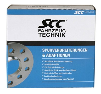 20mm 2x10mm SCC Spurverbreiterung Für Audi 5/112 66,6 + Radschrauben Spurplatten