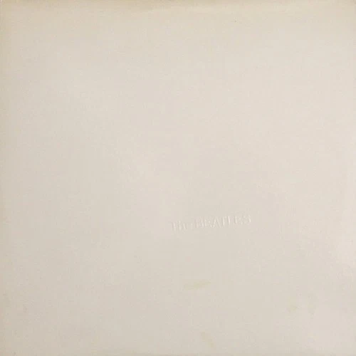 Beatles White Album 1968 US Los Angeles Pressing 2LP 1971 Reissue Poster Photos