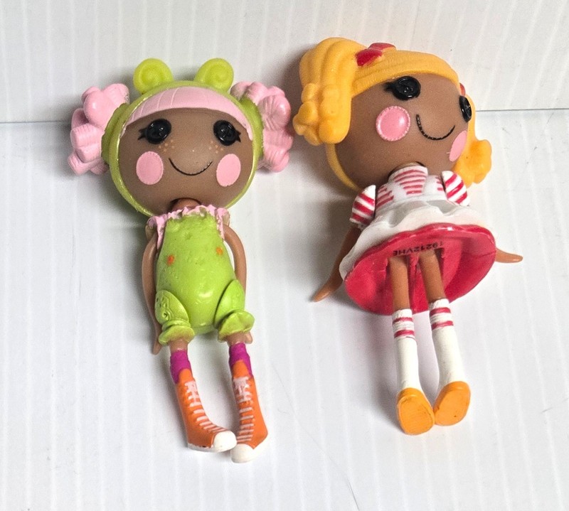 MINI LALAOOPSY BLOSSOM FLOWERPOT & SPOT SPLATTER SPLASH DOLLS