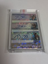 2025 Panini Select Summit Lawrence, Hunter, Thomas Jr Triple Auto Jaguars /24