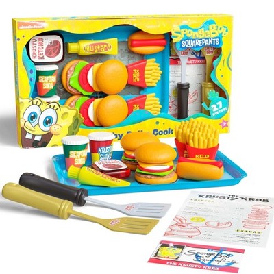 SpongeBob Schwammkopf Krabby Patty Spielzeug Kombi Mahlzeit Spielset