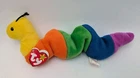 NWT 1995 Vintage TY Beanie Baby Inch the Inchworm Toy