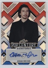 2022 Leaf Metal Pop Century Red White & Blue Prismatic 2/5 Adam Driver Auto 13u1