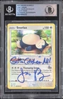 2021 Pokemon SWSH Lost Origin #143 Snorlax Jason Paige Signed BGS Auth Auto
