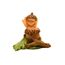 Mini Acorn Baby Fairy Outdoor Garden Figurine Dollhouse Ornament Landscape Decor