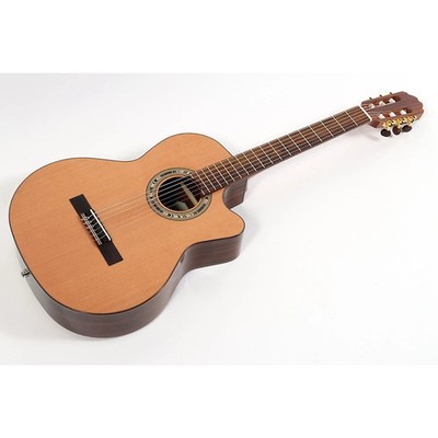 Kremona Verea Cutaway AcousticElectric Nylon Guitar Natural 197881497033 OB