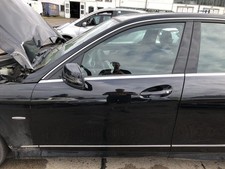 Mercedes C-Klasse W204 Mopf T&uuml;r vorn links Fahrert&uuml;r im Rohbau 040 Schwarz Uni