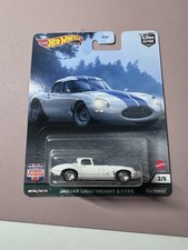 Hotwheels Premium Real Riders British Horsepower Jaguar Lightweight E-Type