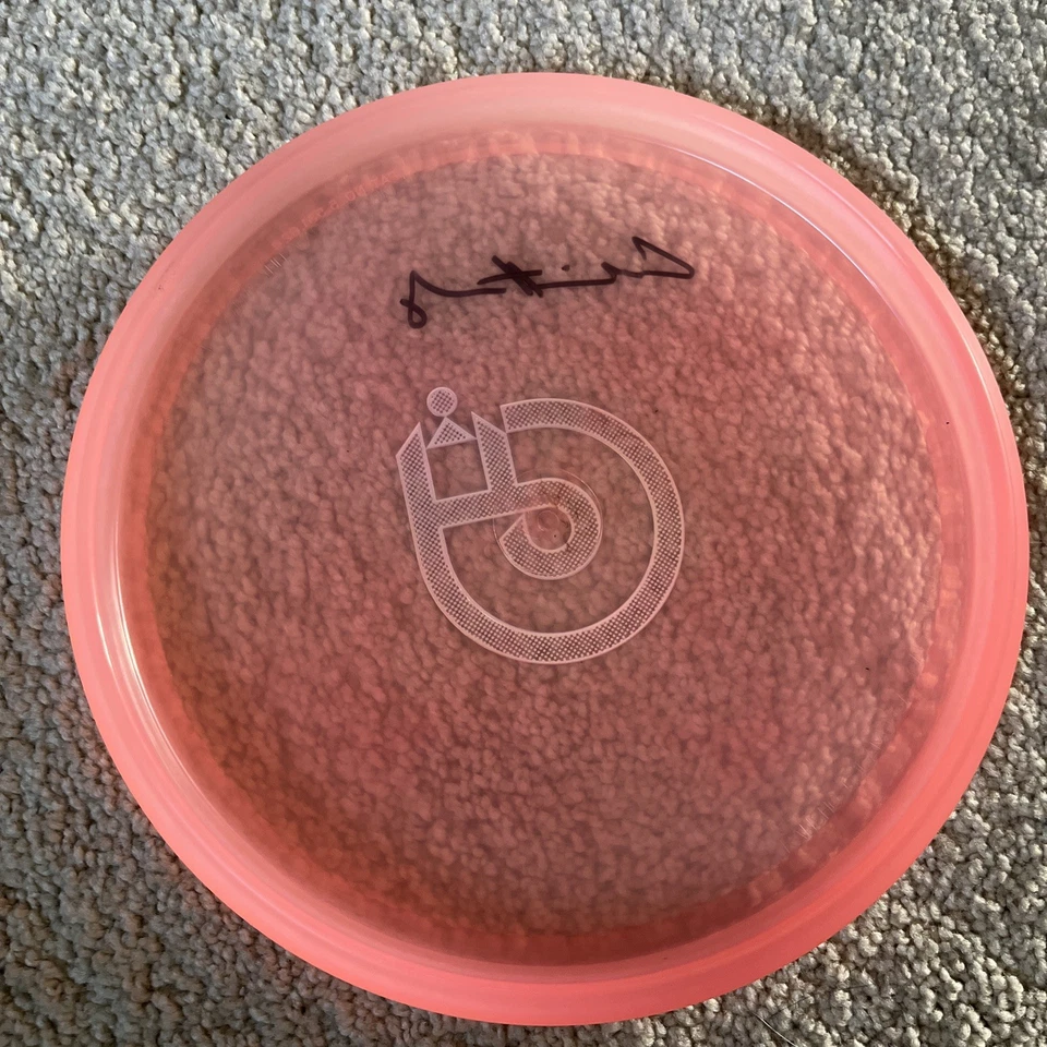 Autografiado Innova Champion Rhyno con logotipo de Calvin Heimburg en lámina dorada y negra 171 g Foto 3 de 3