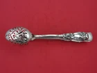 Iris by Durgin-Gorham Sterling Silver Ice Tong w/ Pierced Spoon and Claw 7 3/8"