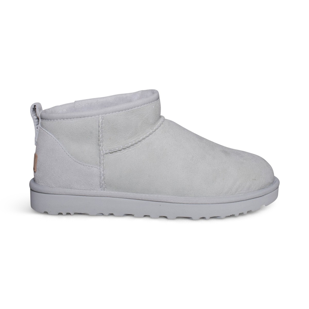 UGG CLASSIC ULTRA MINI GOOSE SUEDE SHEEPSKIN GREY WOMEN'S