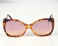 Vintage Givenchy Brown Tortoise Style Oversized Sunglasses France