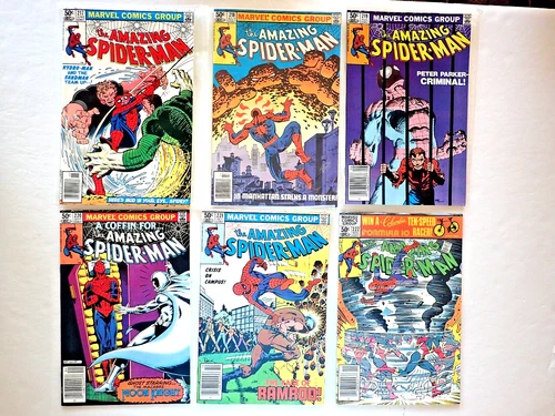 1981 The Amazing Spider-Man 217-222, Moon Knight, Sandman