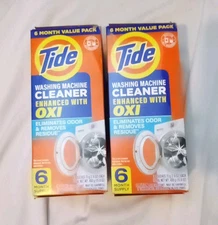 TIDE Washing machine Cleaner Odor Remover & Residue Technology. 6 months 