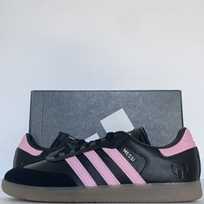 Adidas Men's Samba Messi Indoor Soccer Shoes 'Black/Pink/Gum' JP7845