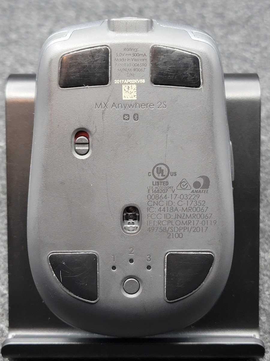 Logitech MX Anywhere 2S Bluetooth Edition Laser Mouse - Graphite
