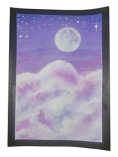 Original Mixed Media Piece A6 - "Where the stars sleep"