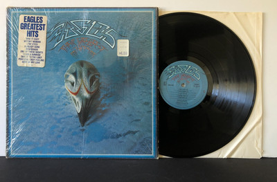 Eagles THEIR GREATEST HITS 1971-1975 Asylum 1976 Shrink Hype sticker VG+/VG