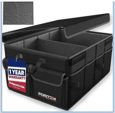 FORTEM Trunk Organizer For SUV Car Trunk Organizer, Foldable Storage