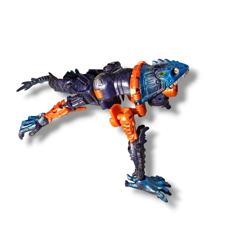 VTG 1999 Hasbro Transformers Beast Wars Evil Predacon 'IGUANUS'  Transmetals 2   - Image 2 of 4