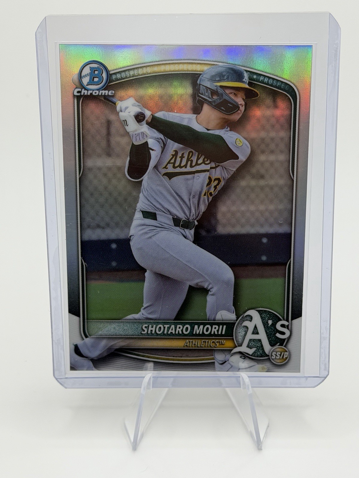 2025 Bowman Draft #BDC-174 Shotaro Morii Chrome Refractor