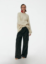 TIBI Tech Camouflage Cargo Stella Pant Army Green Pants Sz 12 wmns NWT 395