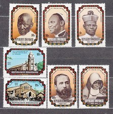 Ruanda - Post Yvert 706/12 MH Kirche Hofkirche