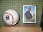 Barry Bonds signed baseball authenticated holograph, card, display holder, box.