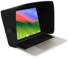Laptop Sun Shade for Outdoor Work, Light Weight Computer Privacy Hood  Glare...