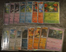 Pokémon Black Bolt  BLK Reverse Holo, Holo, Pokeball Holo 16 Card Lot