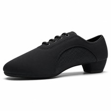 MSMAX Ballroom Dance Shoes Women Black Character Outdoor Latin Dancing...