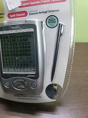 Royal Info To Go Extreme 5 Personal Digital Assistant Translator Calendar PDA - Picture 8 of 18