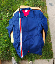 Unisex Blue Full Zip Jacket Lined Red/White S...