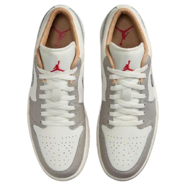 Air Jordan 1 Low Sail College Grey - 553558-169 thumbnail 4