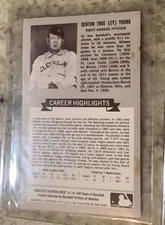 1970 Rold Gold Pretzels 3-D All-Time Greats #12 Cy Young Baseball Card