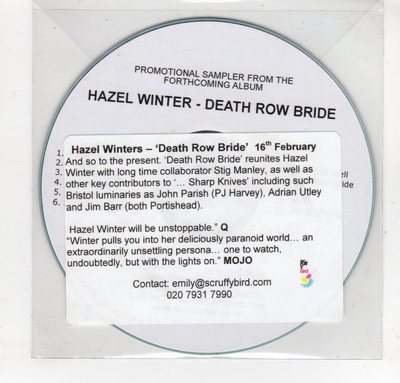 (GN908) Hazel Winters, Death Row Bride - 2004 DJ CD