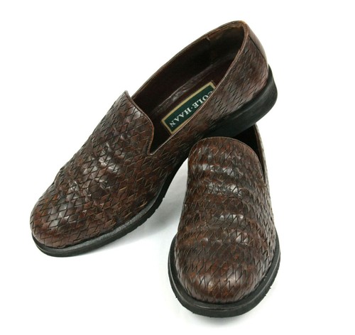Cole Haan Woven Basket Weave Brown 