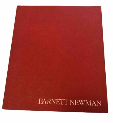 Barnett Newman Catalogue  1988 Pace Gallery Booklet 