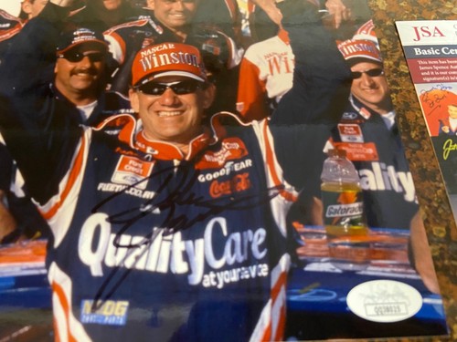 Dale Jarrett Signed 8x10 Photo- JSA AUTHENTICATED- Nascar- COA - Picture 2 of 2