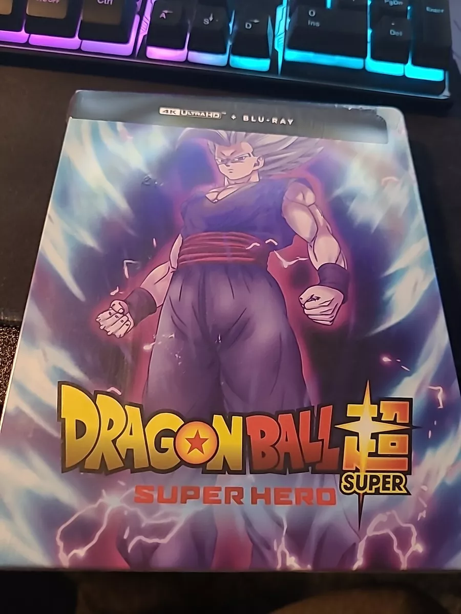 Dragon Ball Super Super Hero 4K ULTRA HD Blu-ray+Blu-ray+Steelbook+Box NEW