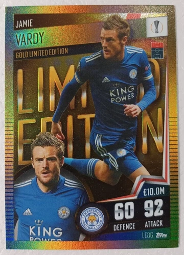 2020-21 Topps Match Attax 101 - Limited Edition - Gold Card LE8G Jamie Vardy