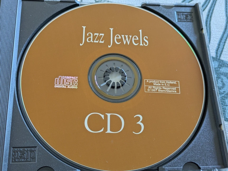 Various Jazz Jewels 54 Great Jazz Hits 3 CD Box 1997 Duke Ellington Louis Armstr - Bild 4 von 4