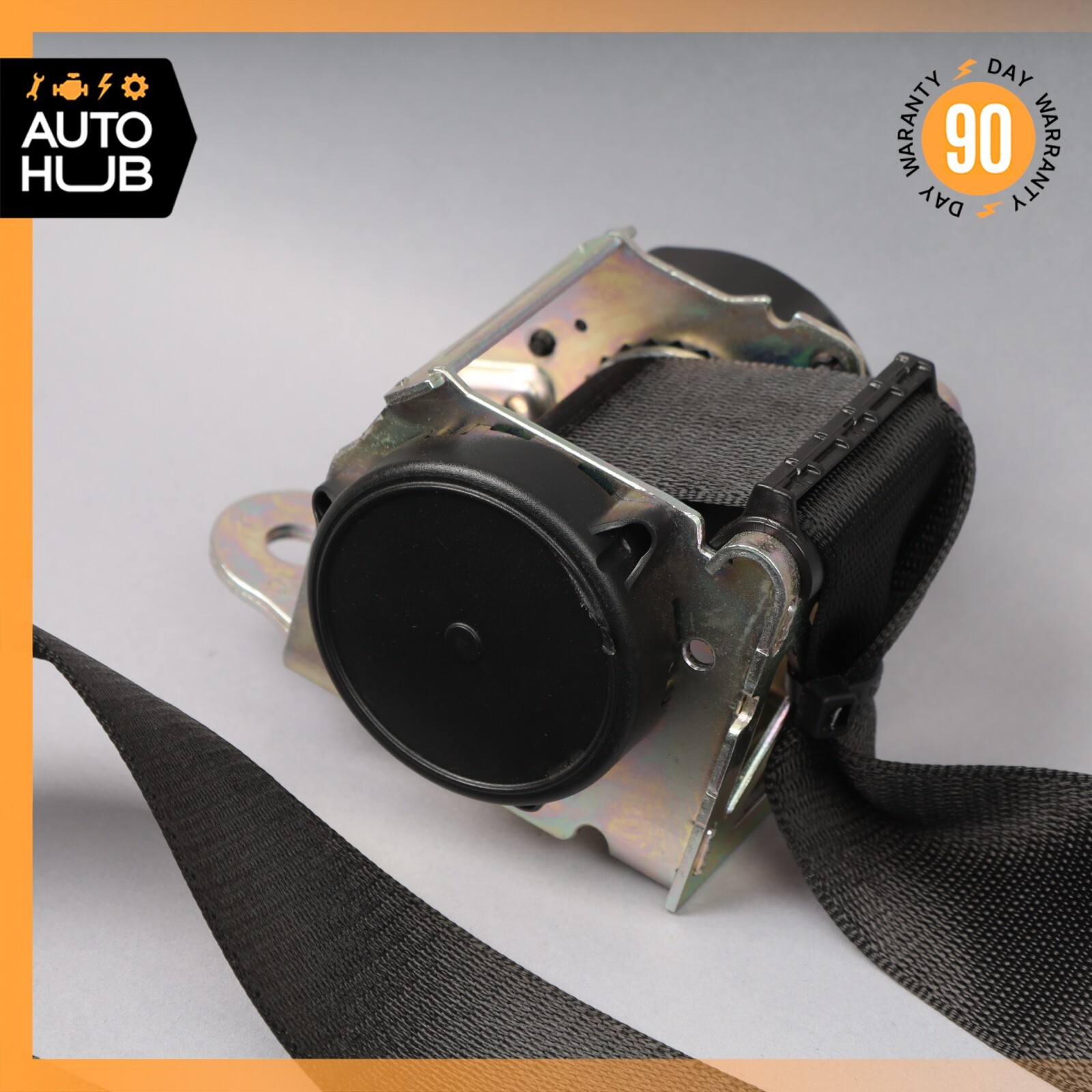14-22 Maserati Ghibli SQ4 M157 Rear Center Seat Belt Seatbelt Black OEM 41k