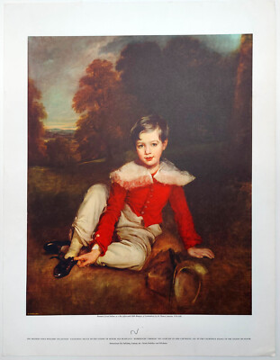 Porträt von Lord Seaham als Junge von Sir Thomas Lawrence Reproduktionsdruck