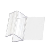 Ultra Clear Polycarbonate Shower Door Seal Strip for 3/8" 10mm Frameless Glass