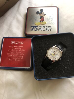Avon Disney Mickey Mouse 75th Anniversary Watch In Tin 75  display picture 2