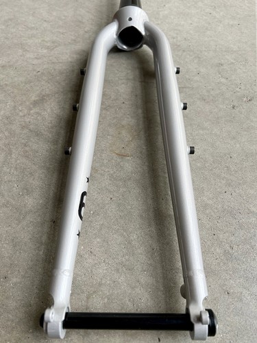 TWIN SIX STANDARD RANDO FORK (TA) Silver 700c & 650b (NEW) STEEL GRAVEL - Picture 4 of 7