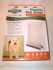 PetSafe Pet Door with Soft Tinted Magnetic Flap and Cover for Dog / Cat 1-40 lbs