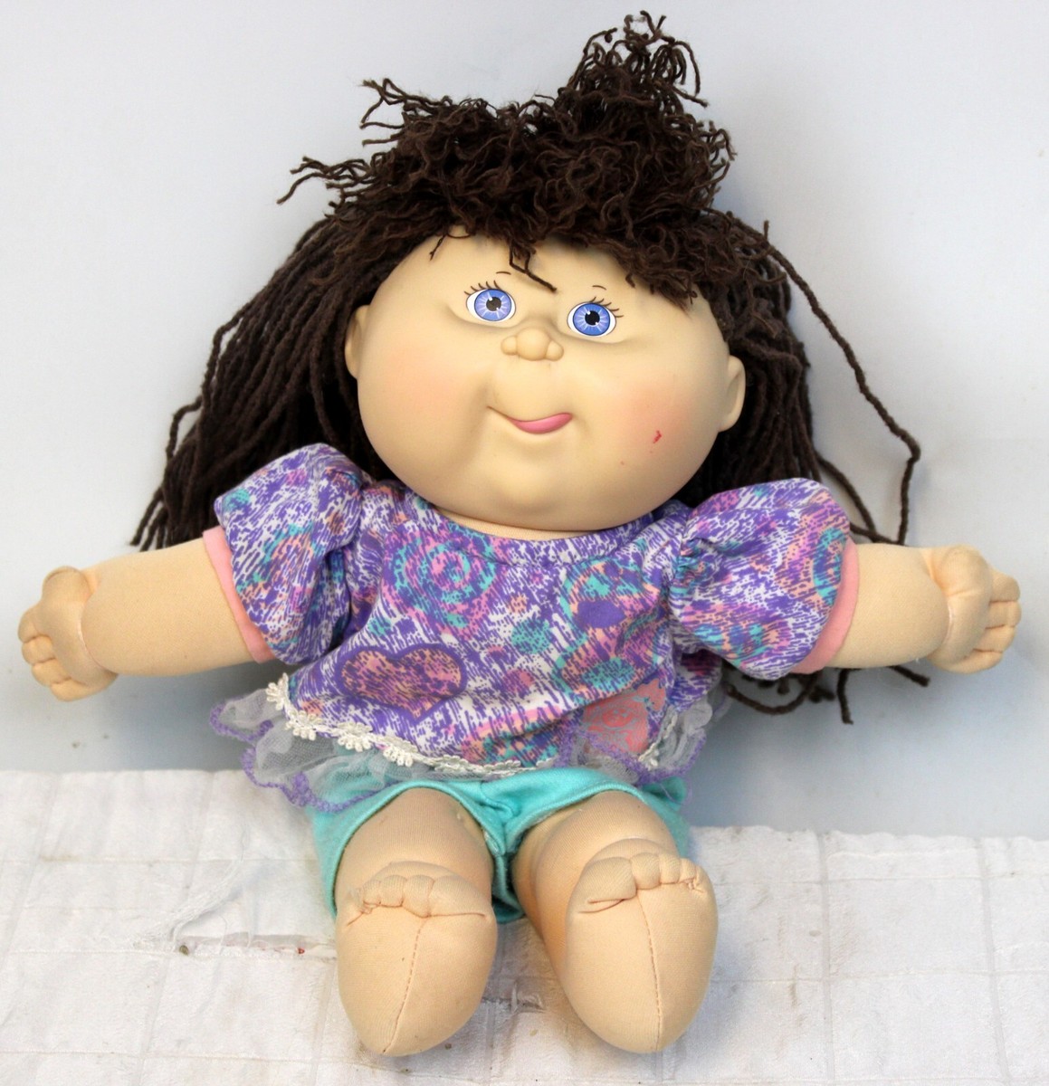 Vtg 90s Hasbro CPK Cabbage Patch Kids Crimp N Curl First Edition Baby Doll  Toy