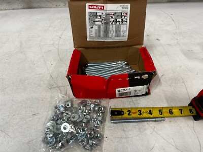 BOX OF 100 Hilti Drop-in Flush Anchor HDI-P 3/8'' # 409499
